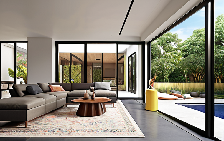 **Prompt 1: Seamless Collaboration & Harmonious Space**
    "Architectural visualization of a stunning modern building, showcasing the perfect collaboration between an architect and an interior designer. The exterior features clean lines and large, strategically placed windows. The interior is visible through these windows, revealing a bright, open-plan living space with harmonious color palettes, comfortable, contemporary furniture, and abundant natural light. The design emphasizes functional beauty and a seamless flow between indoor and outdoor spaces, with a subtle nod to South Asian design sensibilities."